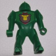 Деталь LEGO Castle Promo Figure Rascus, Зеленый