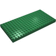 Brick 10 x 20 with Bottom Tubes in single row around edge, with '+' Cross Support