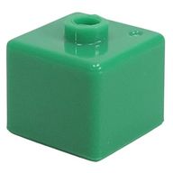 Деталь LEGO Pen Bead, Square, Зеленый