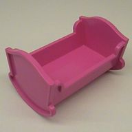 Деталь LEGO Belville Baby Crib, Светло-сиреневый