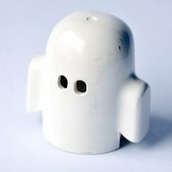 Деталь LEGO Duplo, Minifig Shroud, Ghost, Светящийся в темноте непрозрачный