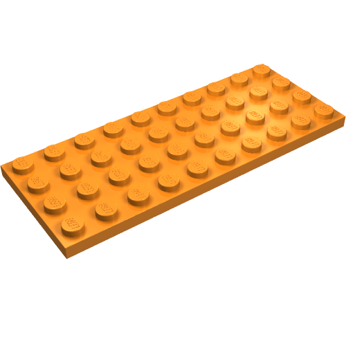 Набор LEGO Plate 4 x 10, Оранжевый