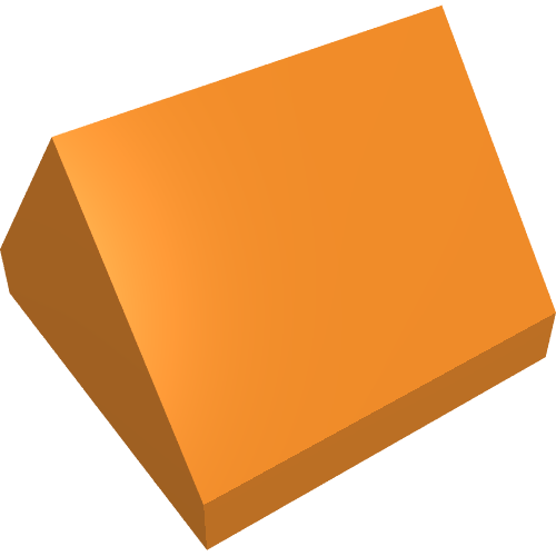 Набор LEGO Slope Double 45В° 1 x 1, Оранжевый