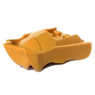 Деталь LEGO Creature Body Part, Dragon Head Lower Jaw with Pointy Chin, Оранжевый