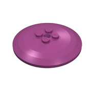 Деталь LEGO Dish 6 x 6 Inverted (Radar) [Solid Studs], Пурпурный