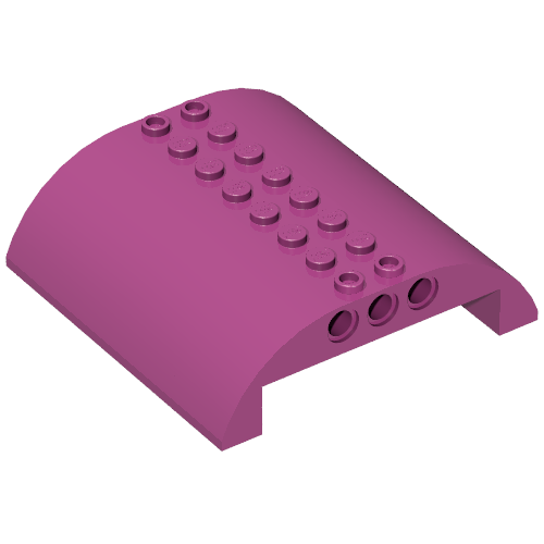 Набор LEGO Slope Curved 8 x 8 x 2 Double, Пурпурный