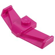 Деталь LEGO Vehicle Body, Front Fender 1 x 4, Formula 1, Пурпурный
