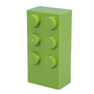 Braille Brick 2 x 4 with 6 Studs в ї