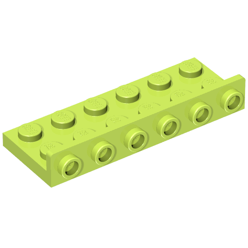 Набор LEGO Bracket 2 x 6 - 1 x 6 Inverted, Лайм