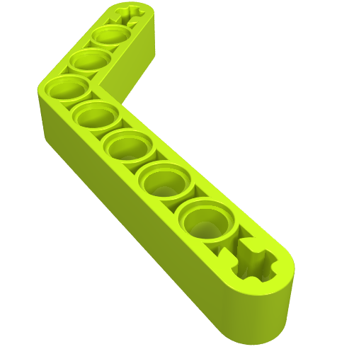 Набор LEGO Technic Beam 1 x 9 Bent (6 - 4) Thick, Лайм