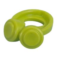 Деталь LEGO Minifig Neckwear Headphones, Лайм