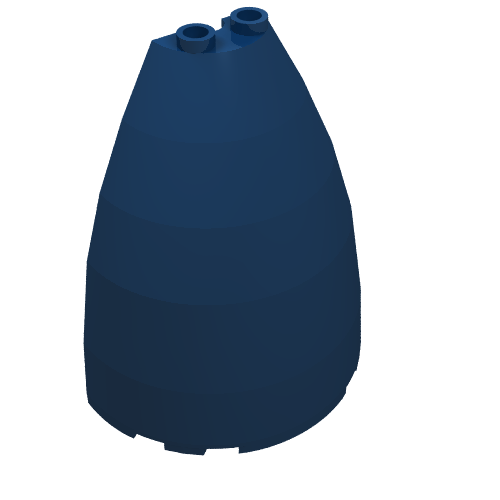 Набор LEGO WALL ELEMENT CONE 3X6X6, Темно-синий