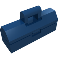 Деталь LEGO Minifig Toolbox, Темно-синий