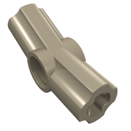 Деталь LEGO Technic Axle and Pin Connector Angled #3 - 157.5°, Темно-песочный