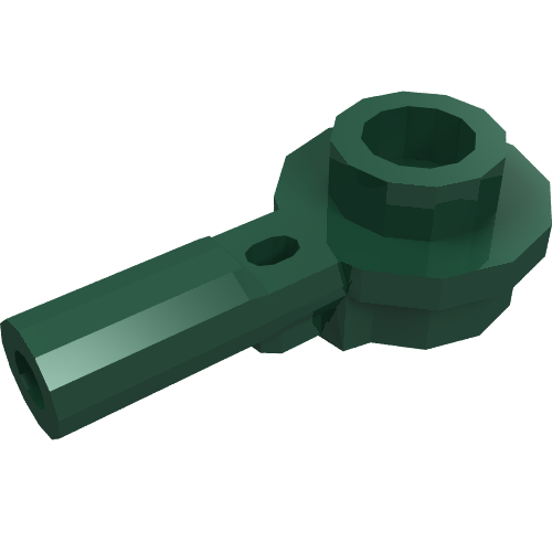 Набор LEGO PLATE 1X1 ROUND W/ HORIZONTAL 3.2 SHAFT, Темно-зеленый