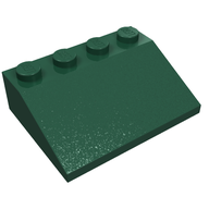 Деталь LEGO Скос 33° 3 x 4, Темно-зеленый