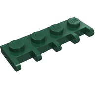 Деталь LEGO Hinge Vehicle Roof Holder 1 x 4, Темно-зеленый