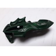 Деталь LEGO Bionicle Visorak Head with 7 Pin Holes and Axle Hole (Keelerak), Темно-зеленый