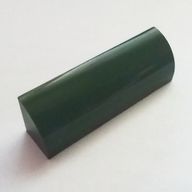 Деталь LEGO Кирпичик изогнутый 1 x 4 x 1, Темно-зеленый