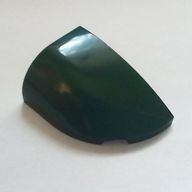 Деталь LEGO Slope Curved 3 x 2 Beveled with Stud Notch Right, Темно-зеленый