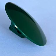 Деталь LEGO Minifig Shield Round Bowed, Темно-зеленый