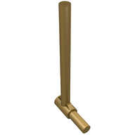 Деталь LEGO Bar 5L with Handle (Friction Ram), Жемчужно-золотой