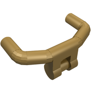 Деталь LEGO Minifig Handlebars with Angular Handles, Жемчужно-золотой