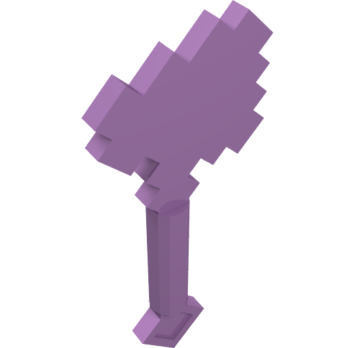 Набор LEGO Minifig Axe Blocky (Minecraft Axe), Medium Lavender