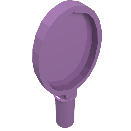 Набор LEGO Friends Accessories Hand Mirror with Heart on Reverse, Medium Lavender