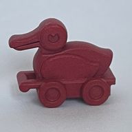 Деталь LEGO Classic LEGO Duck, 3D printed, Темно-красный