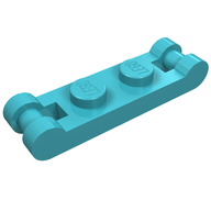 Деталь LEGO Plate Modified 1 x 2 with Handles on Ends, Средне-лазурный