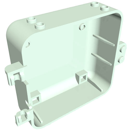 Набор LEGO Pod Square 3 x 8 x 6 2/3 - Female, Light Aqua
