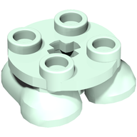 Деталь LEGO Feet, 2 x 2 x 2/3 with 4 Studs on Top, Светлый морской волны