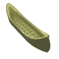 Деталь LEGO Boat - Canoe, Оливковый