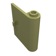Деталь LEGO Door 1 x 3 x 3 Right - Open Between Top and Bottom Hinge, Оливковый