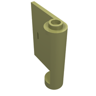 Деталь LEGO Door 1 x 3 x 3 Left - Open Between Top and Bottom Hinge, Оливковый