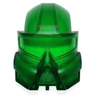 Деталь LEGO Bionicle Mask Kaukau, Прозрачный зеленый