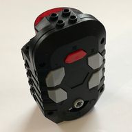 Деталь LEGO Spybotics Remote Control, Прозрачный красный