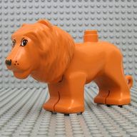 Деталь LEGO Duplo Lion Adult Male, Землисто-оранжевый