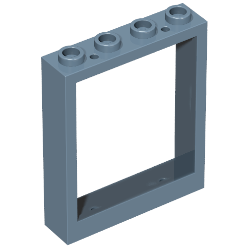 Набор LEGO Door Frame 1 x 4 x 4 (Lift), Sand Blue