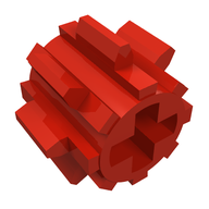 Деталь LEGO Technic, Gear 8 Tooth, Reinforced, Красный