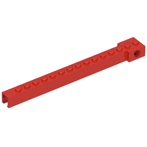 Набор LEGO Crane Arm Outside, New Wide with End Notch, Красный