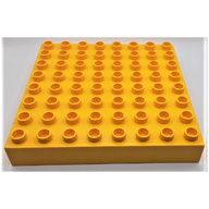Деталь LEGO Кирпичик Duplo 8 x 8, Красный