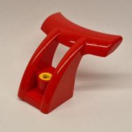 Деталь LEGO Duplo, Toolo Rear Spoiler, Красный
