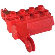 Деталь LEGO Duplo, Toolo Engine Block, Красный