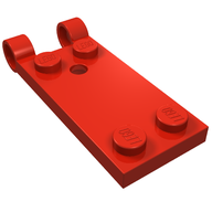 Деталь LEGO Hinge Plate 2 x 5 Base, Красный