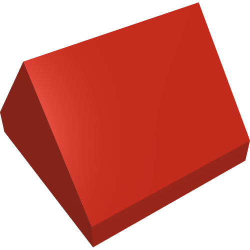 Набор LEGO Slope Double 45В° 1 x 1, Красный