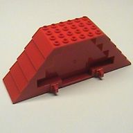 Деталь LEGO Roof Piece 16 x 4 x 5, Красный