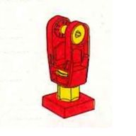 Деталь LEGO Duplo, Toolo Arm Turning with Set Screw End, Красный