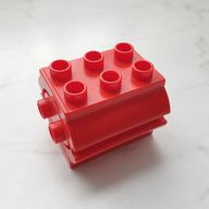 Деталь LEGO DUPLO WATERTANK 2X3X2, Красный
